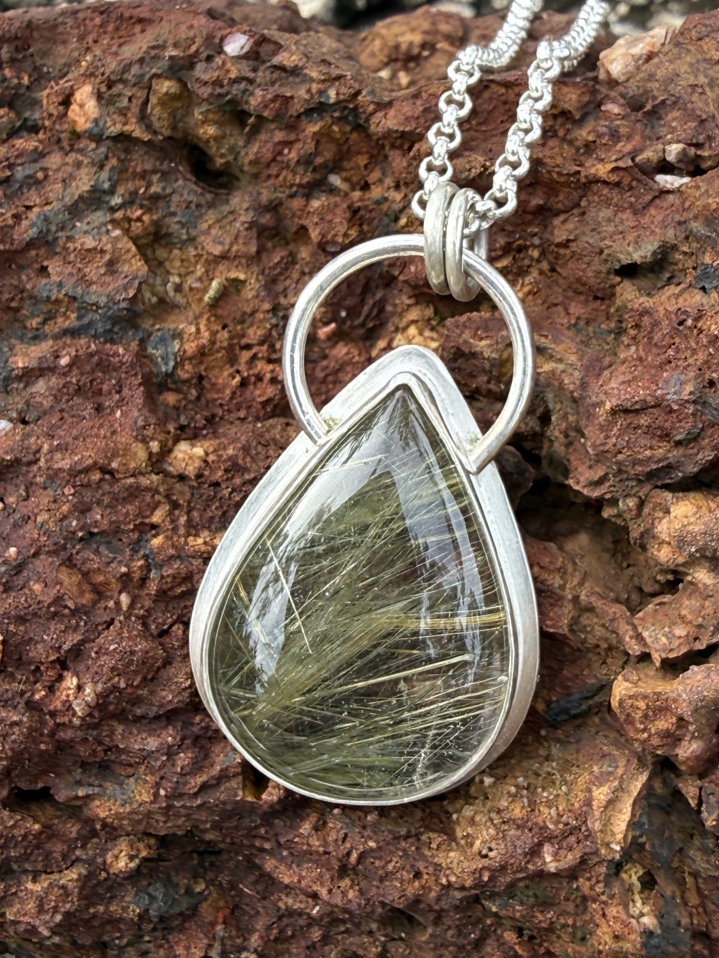 Green Rutilated Quartz