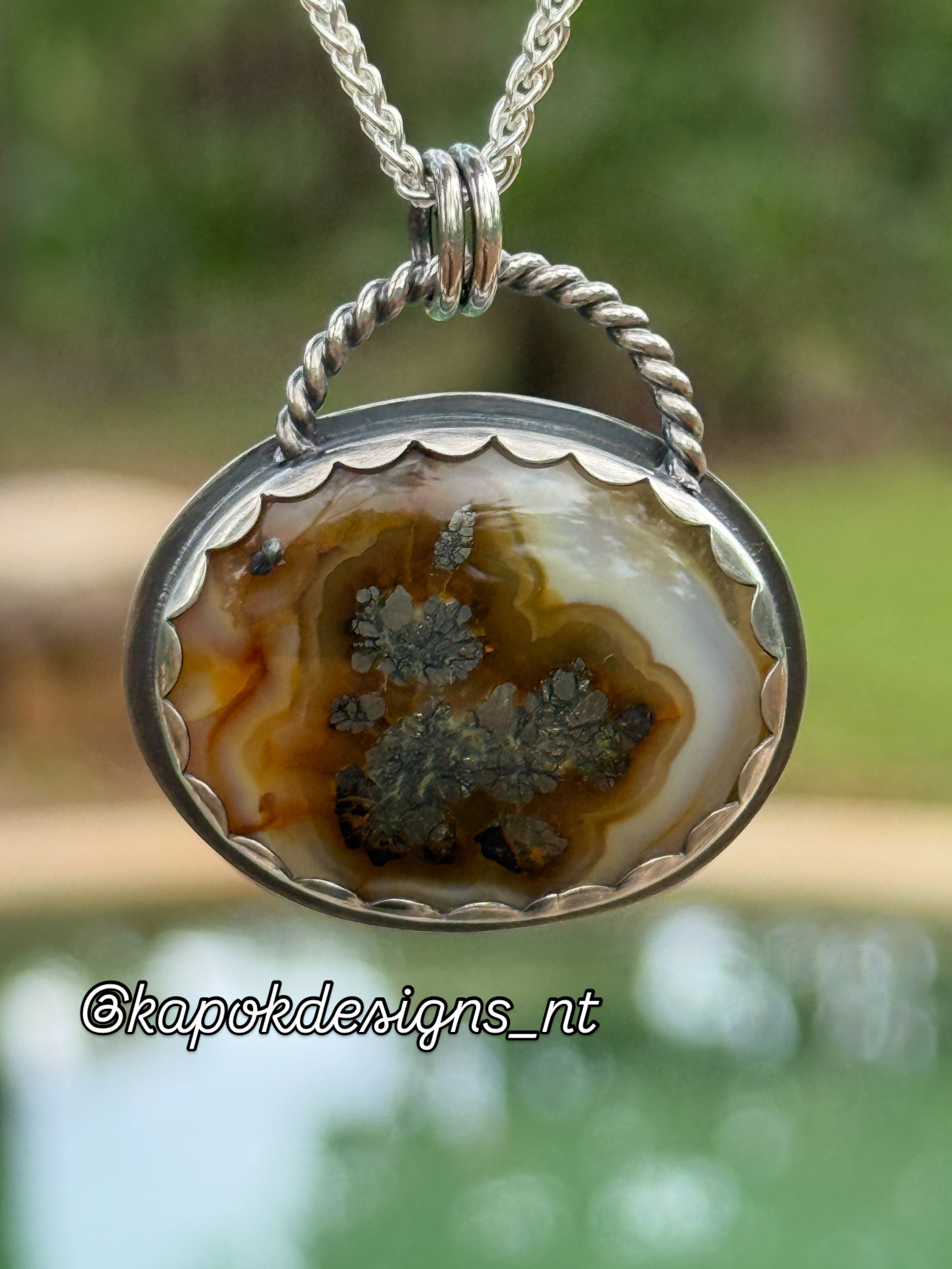 Marcasite Agate with Pyrite